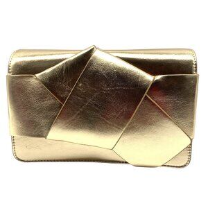 On 34th Soft Gold Rosemari Geometric Crossbody Clutch